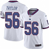 Nike Men & Women & Youth Giants 56 Lawrence Taylor White Color Rush Limited Jersey,baseball caps,new era cap wholesale,wholesale hats